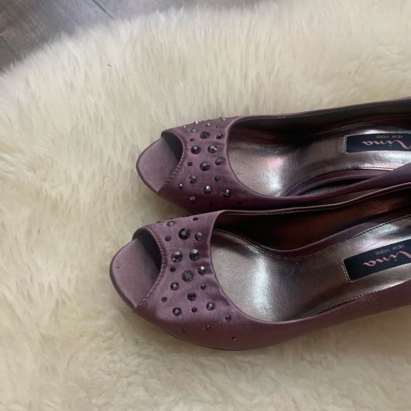 Peep Toe Heels Cutout Platform Pump High Heels 👠 - Picture 7 of 10